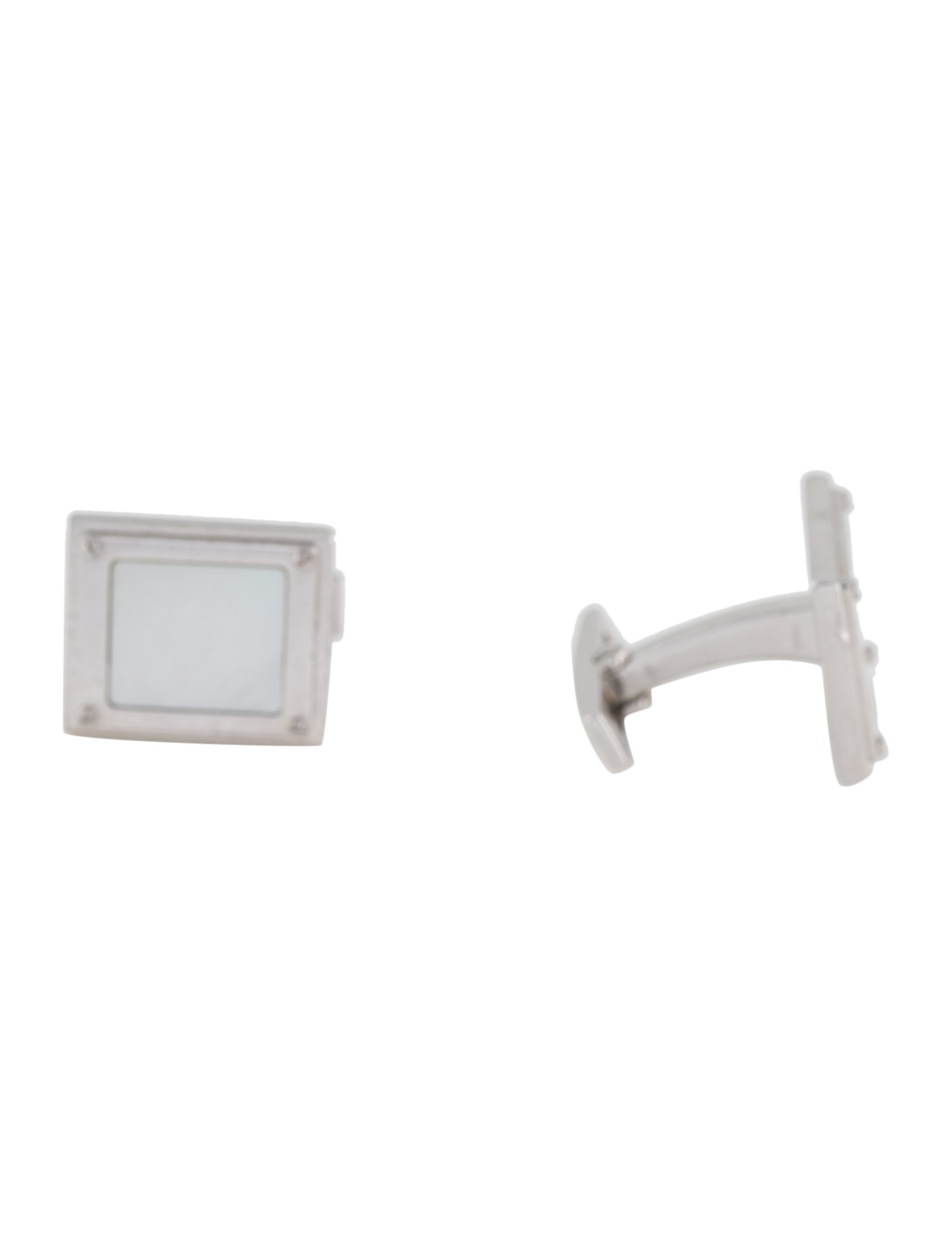 Cartier Mother of Pearl Cufflinks - Sterling Silver