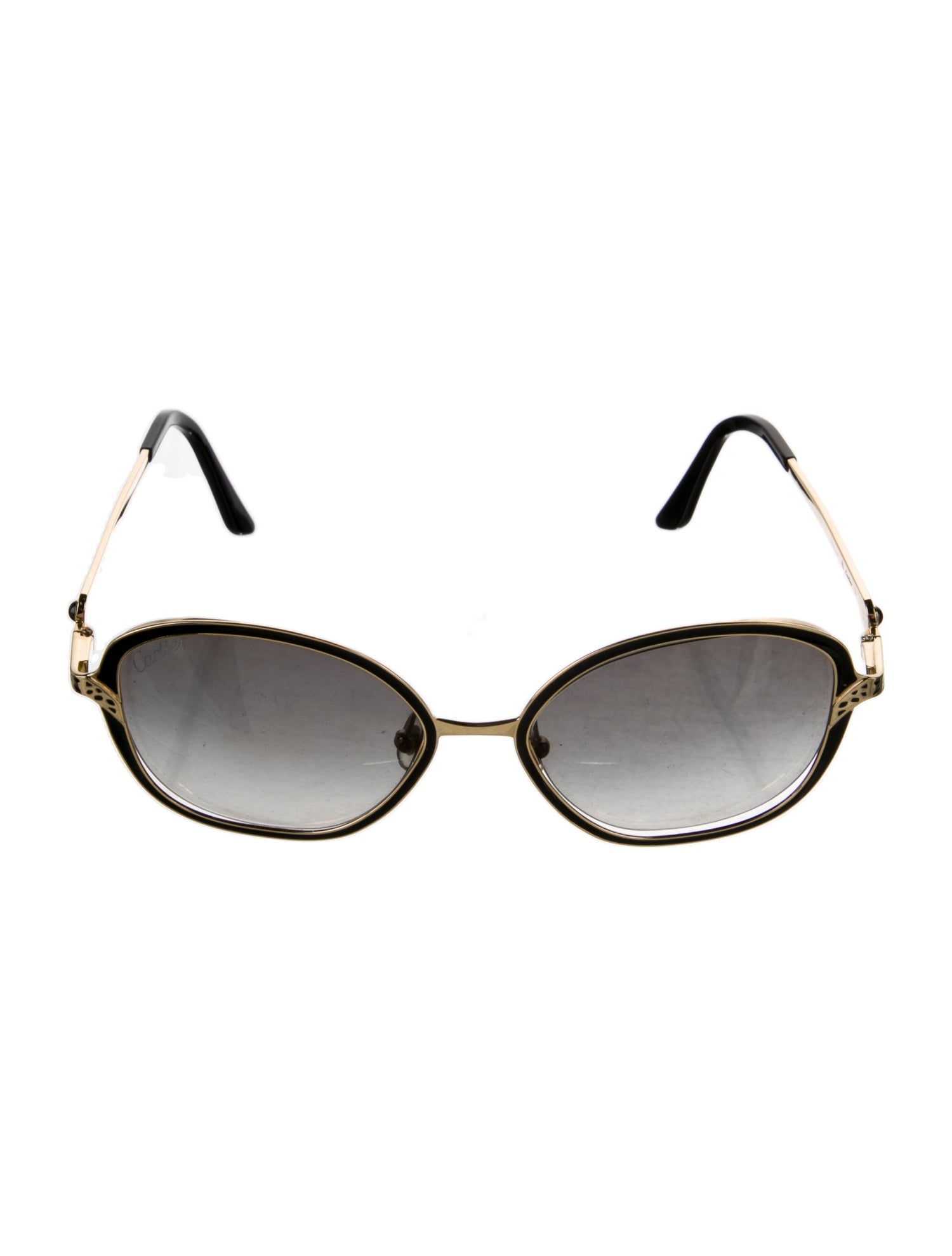 Cartier Round Gradient Sunglasses