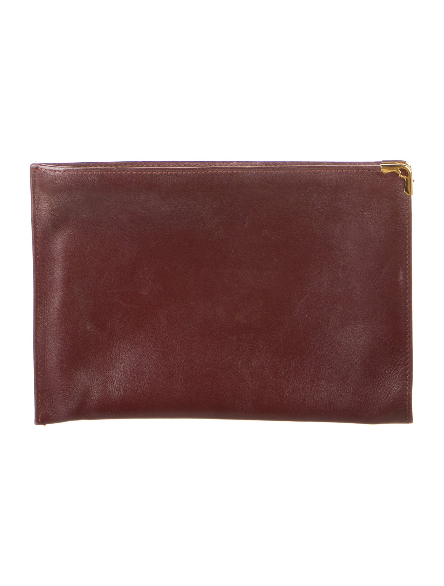 Cartier leather cosmetic bag