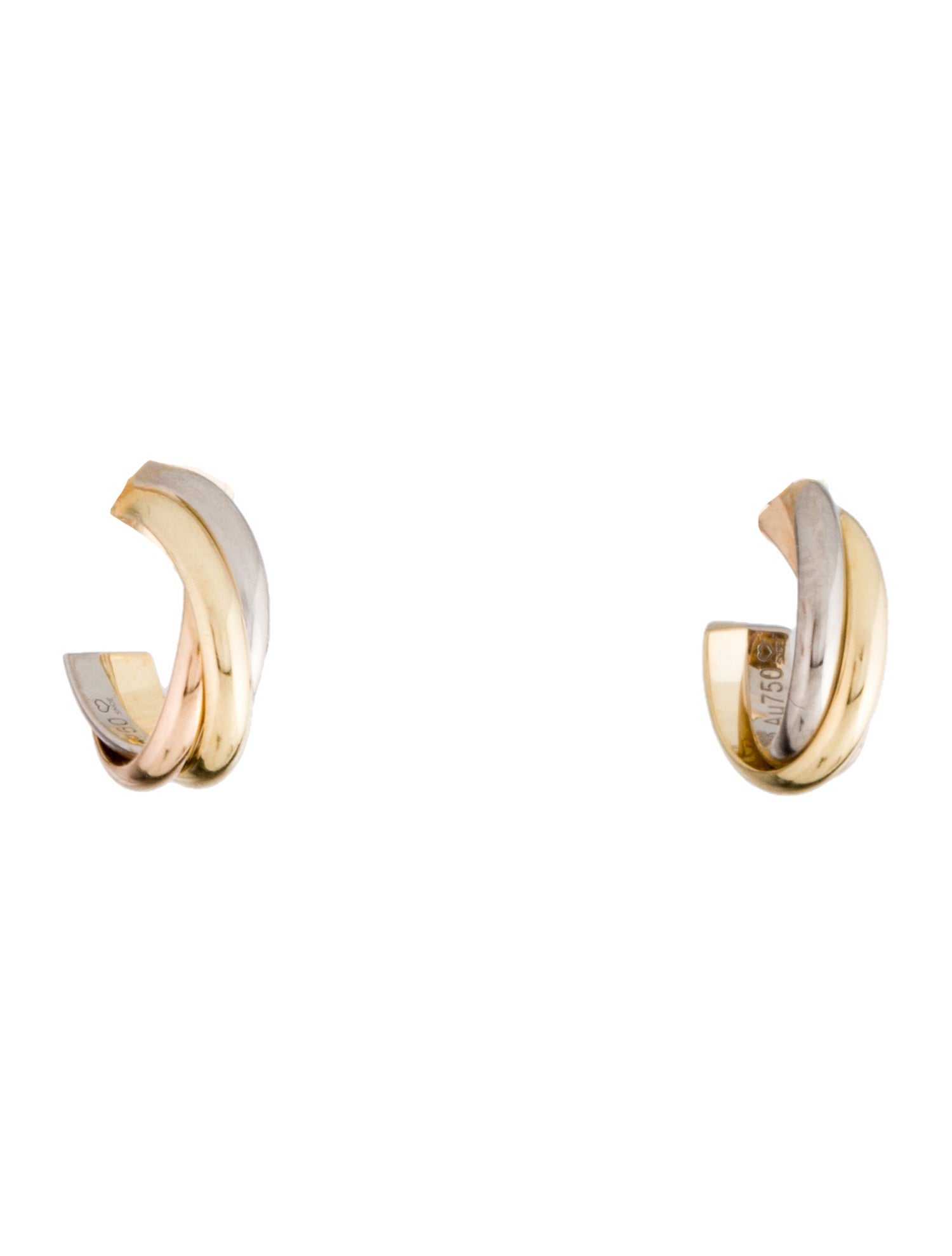 Cartier Mini Model Trinity Earrings - Stud, Earrings - CRT124243