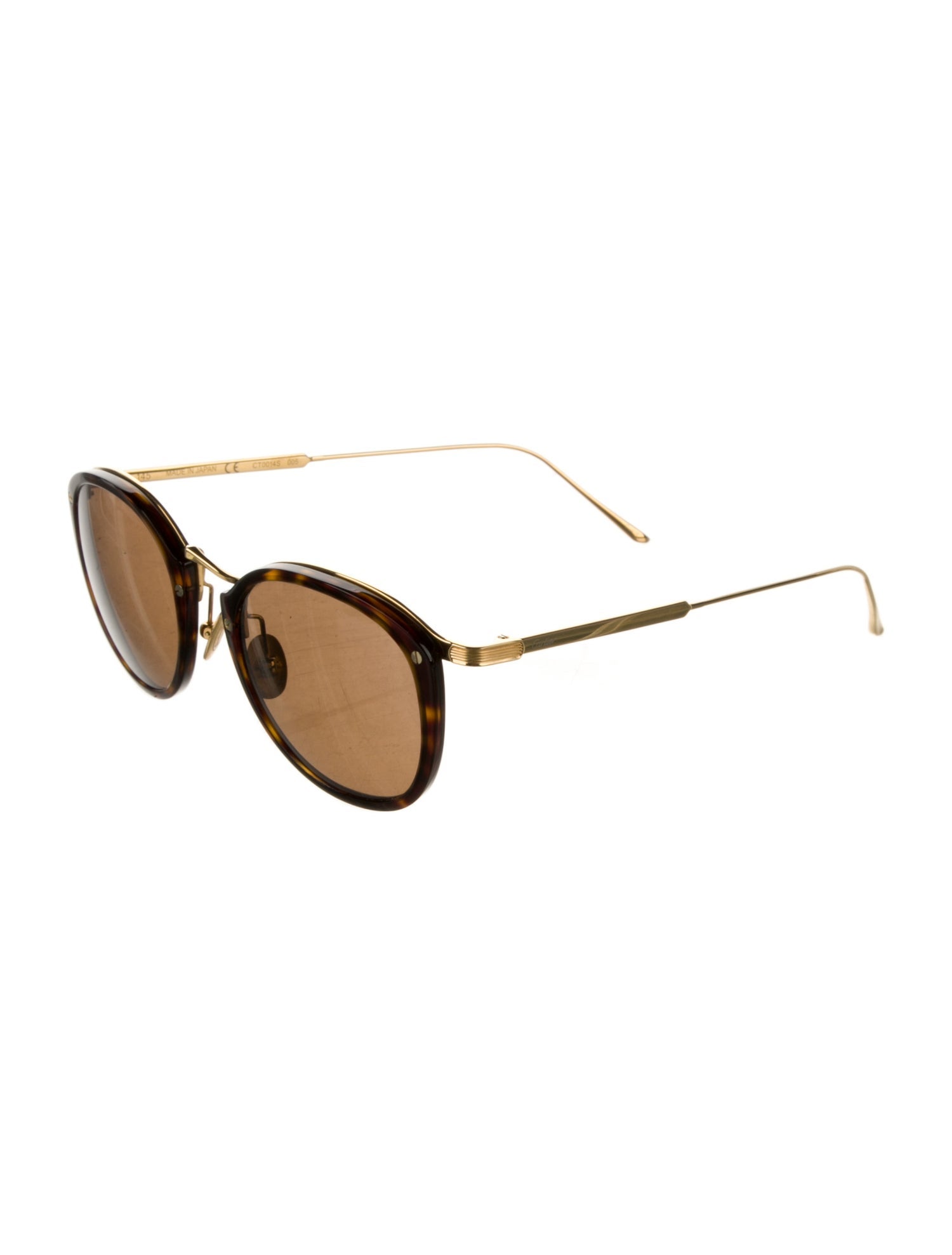 Cartier Havana Round Sunglasses