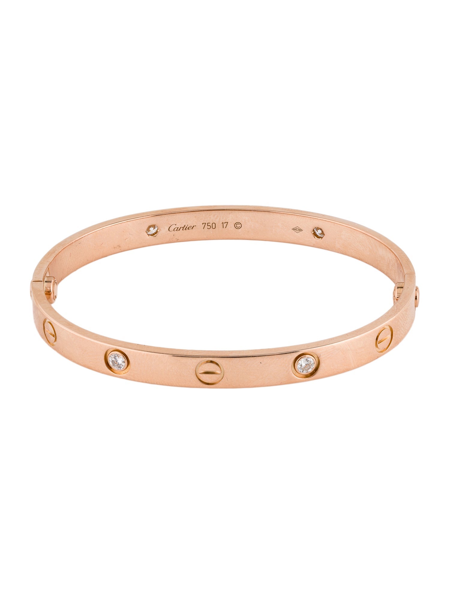 Cartier 4 Diamond LOVE Bracelet
