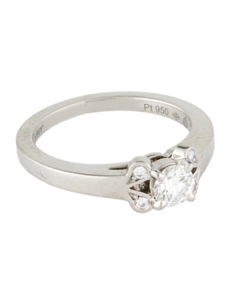 Cartier Platinum Diamond Ballerine Engagement Ring