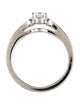 Cartier Platinum Diamond Ballerine Engagement Ring