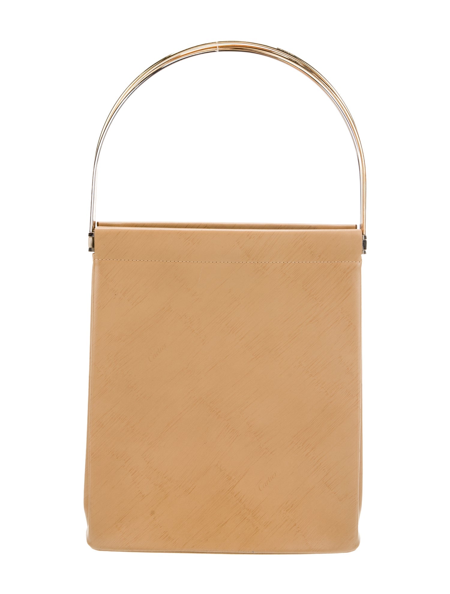 Cartier Leather Top Handle Bag