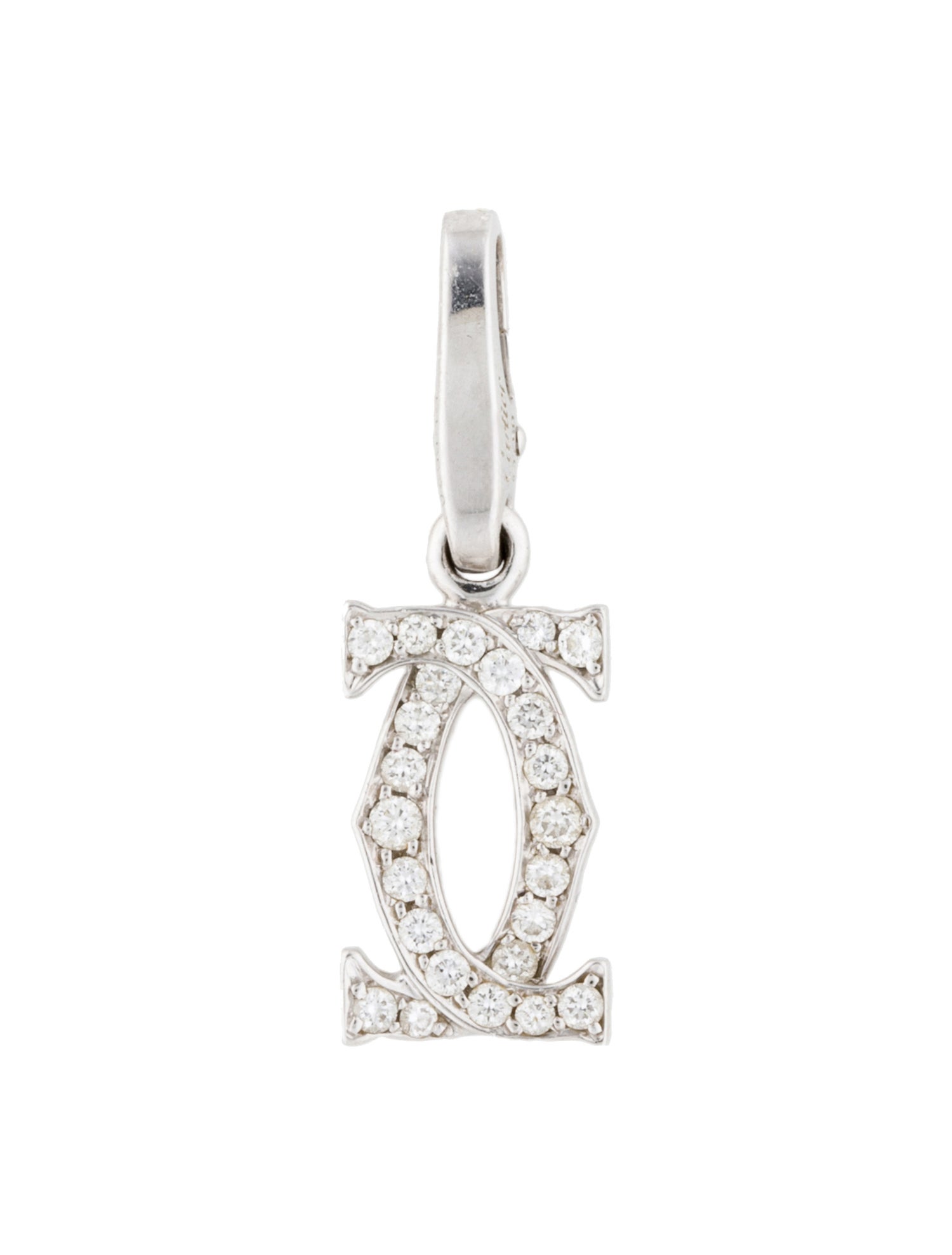 Cartier Double C Charm, Diamonds