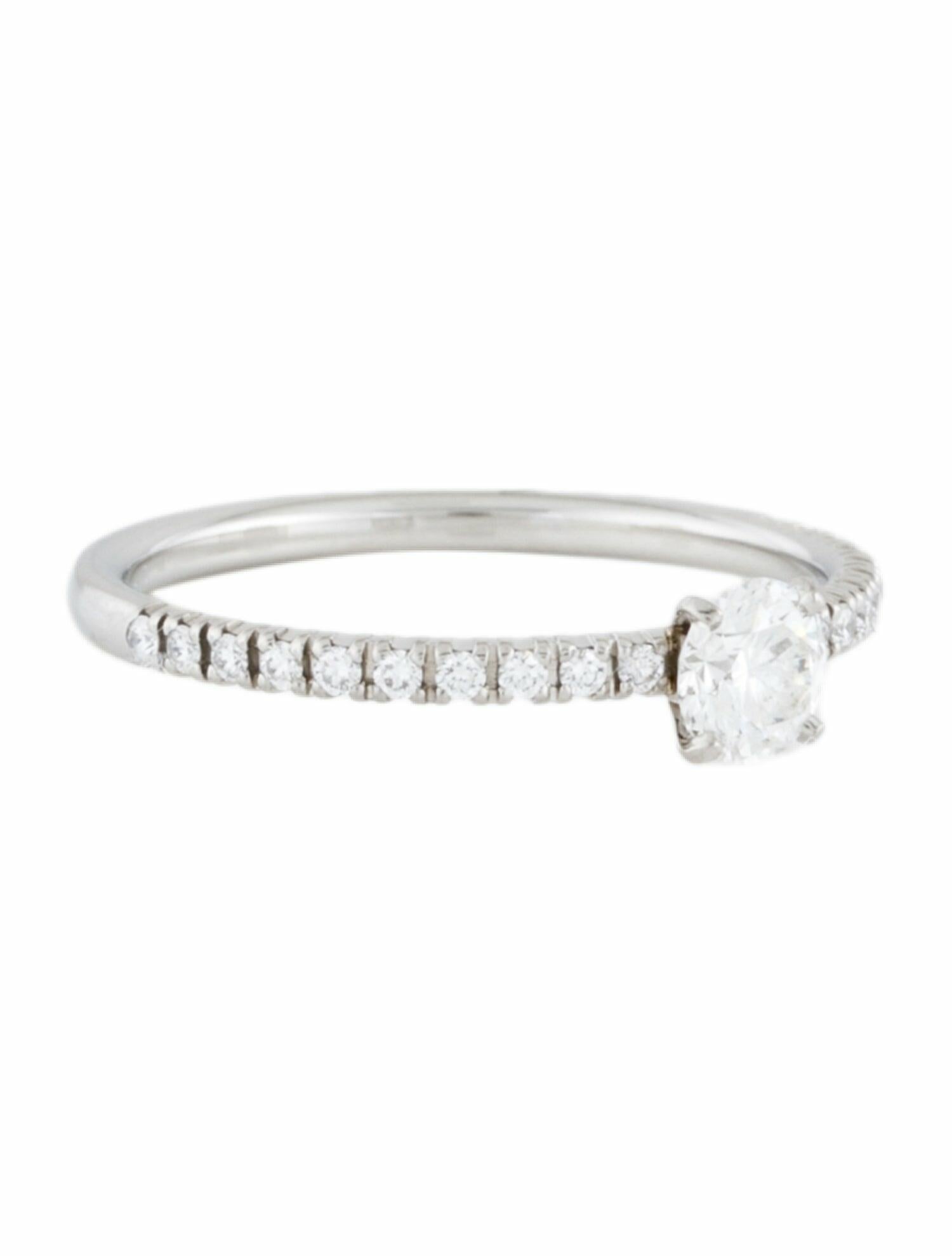 Cartier Platinum Diamond Engagement Ring