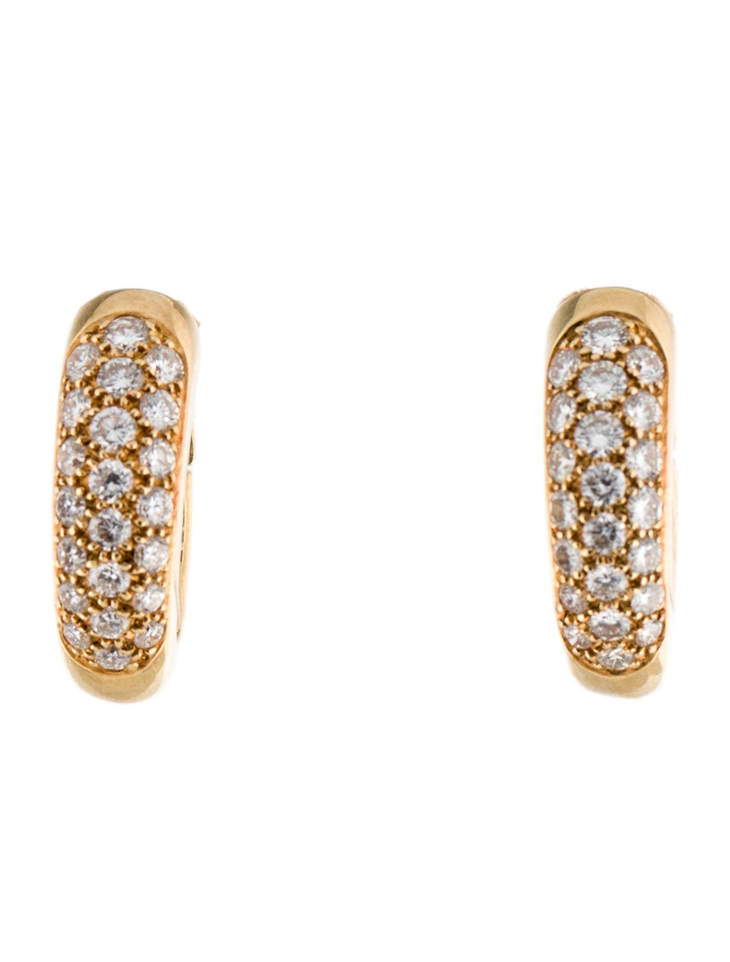 Cartier Vintage Diamond Clip-On Earrings