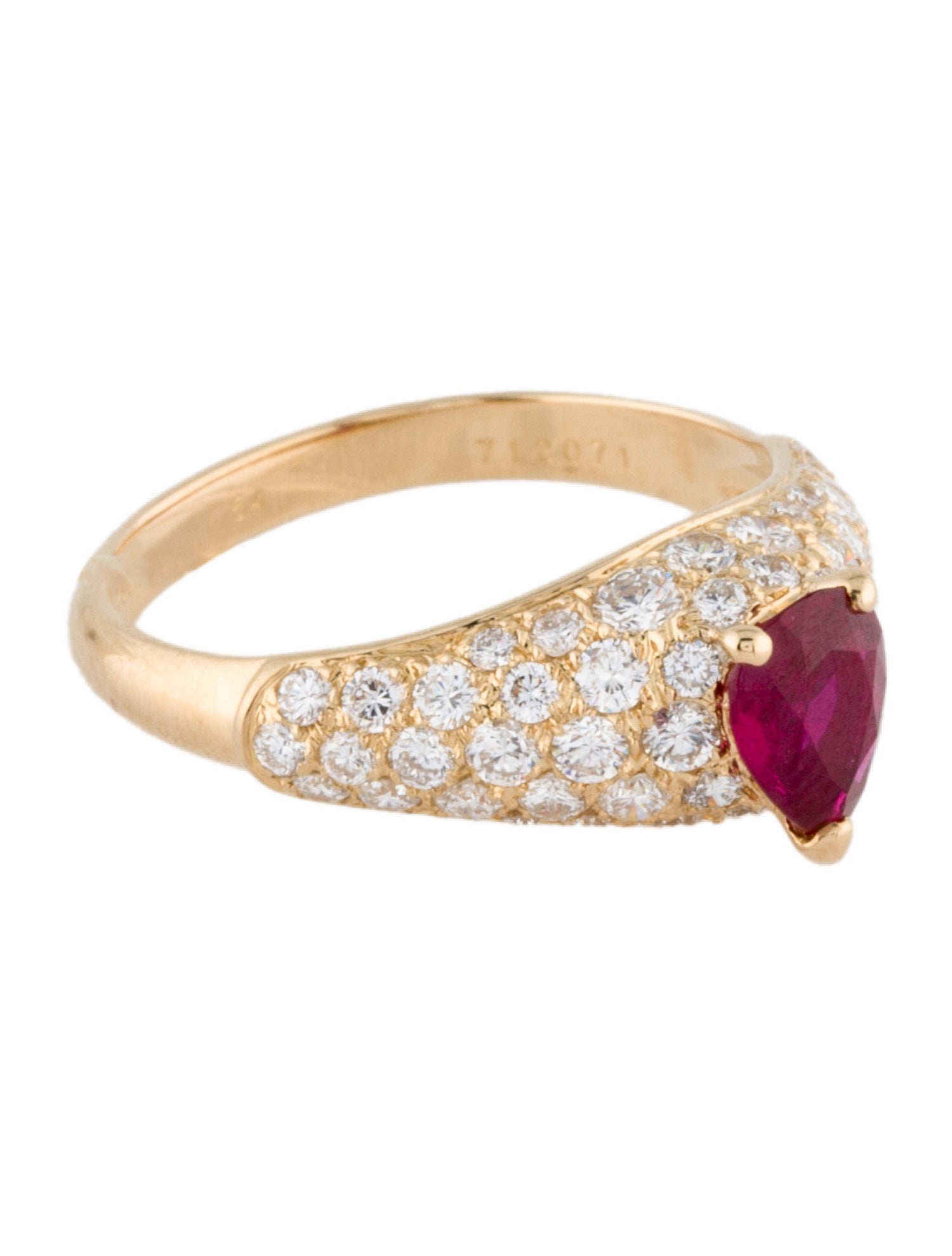 Cartier Vintage Ruby & Diamond Cocktail Ring