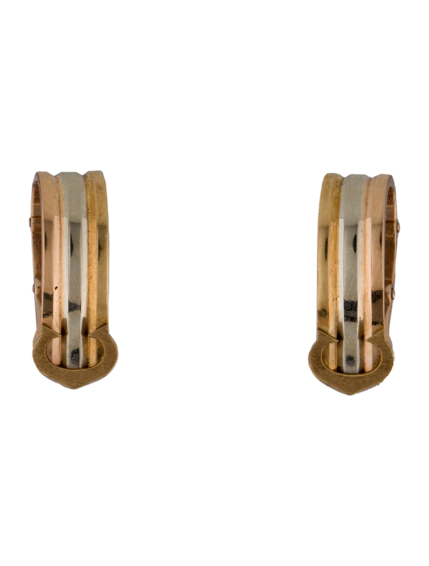 Cartier Vintage C de Cartier Clip-On Earrings