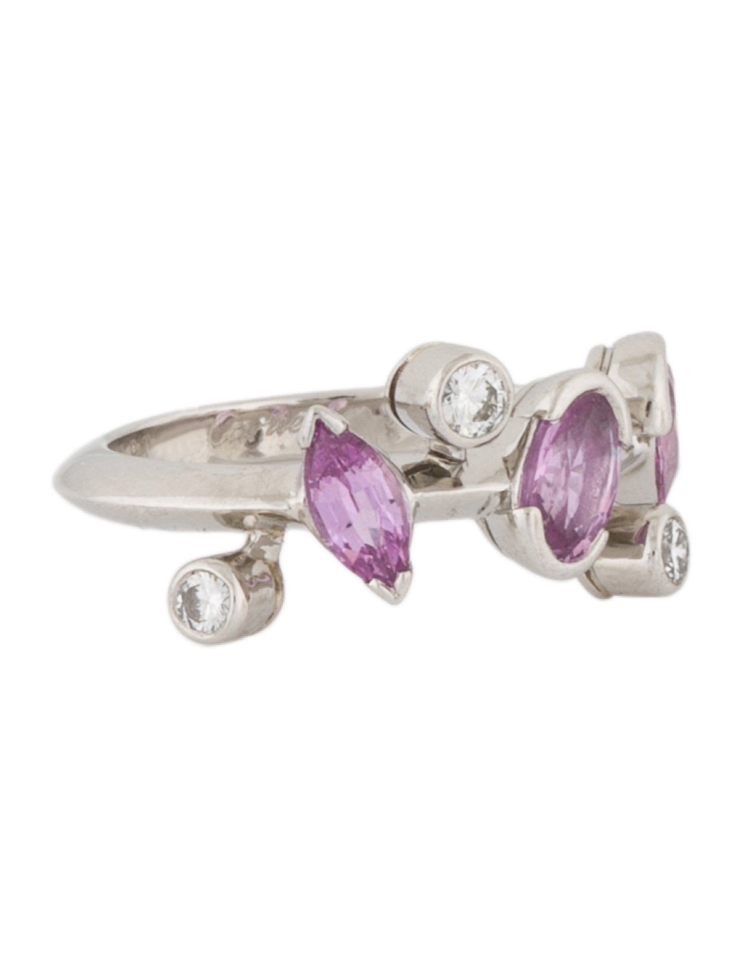 Cartier Platinum Sapphire & Diamond Meli Melo Ring