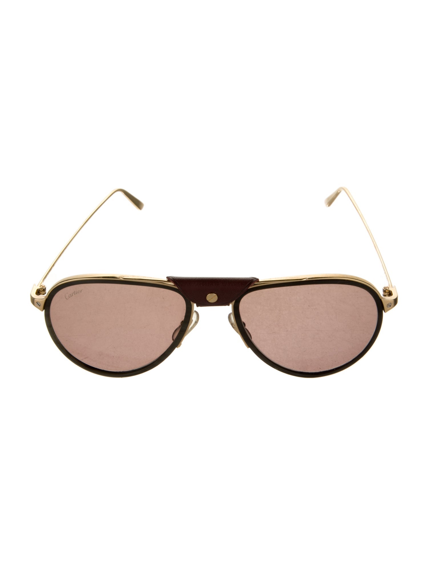 Cartier Santos de Cartier Aviator Sunglasses