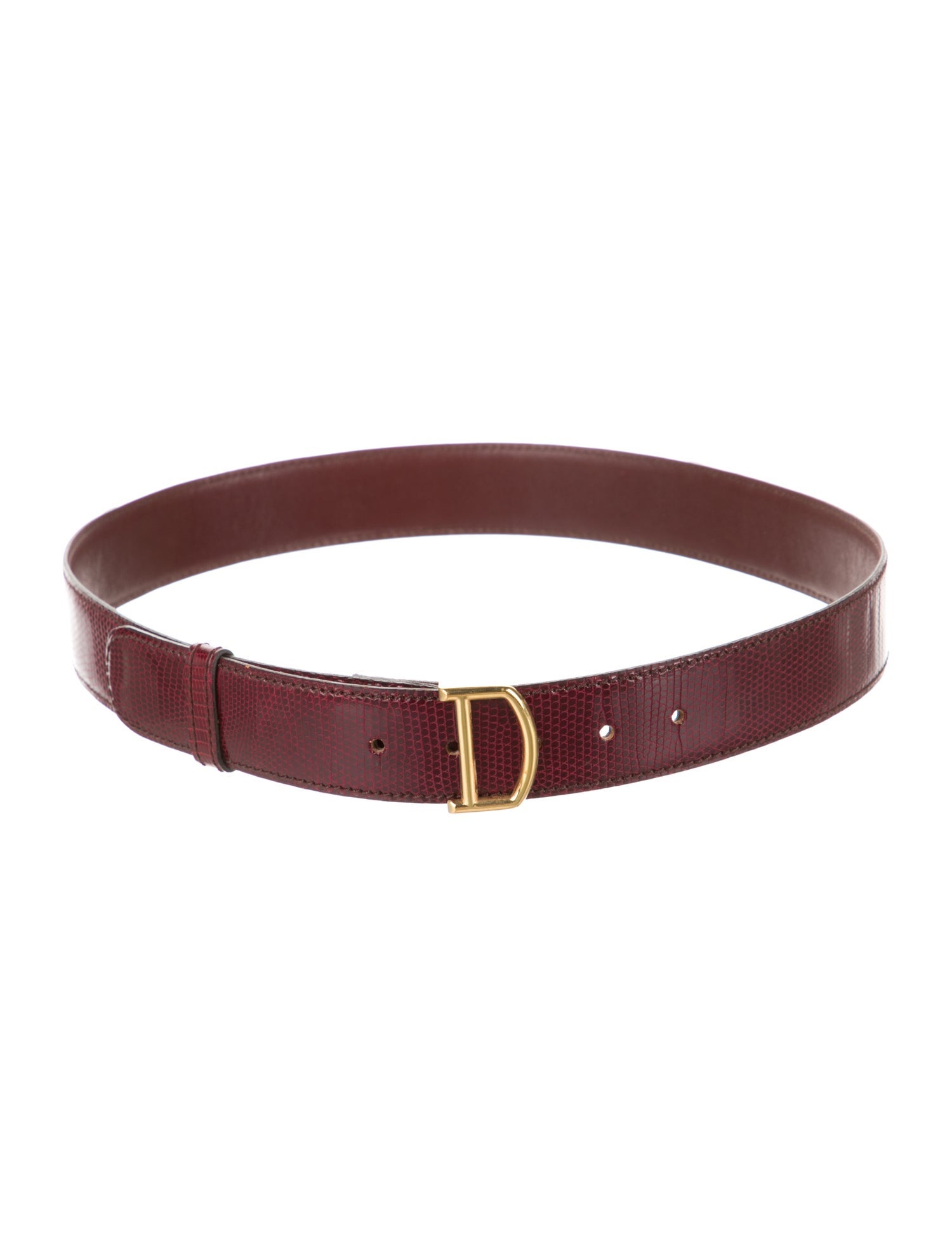 Cartier Leather Elephant-Buckle Belt - Black Belts