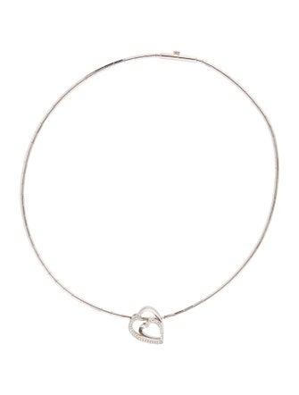 Cartier Nesting Double Heart Diamond Necklace