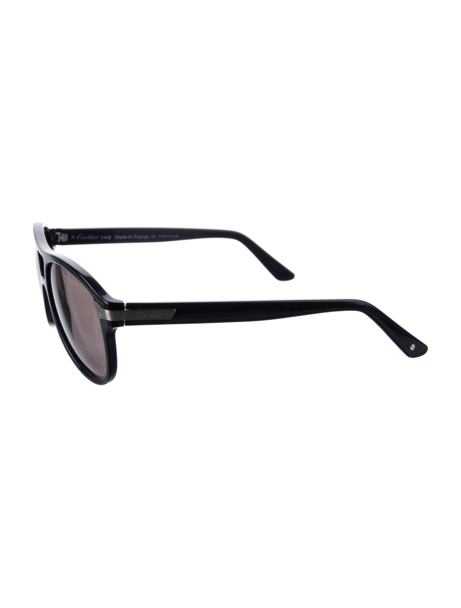 Cartier Santos Tinted Aviator Sunglasses
