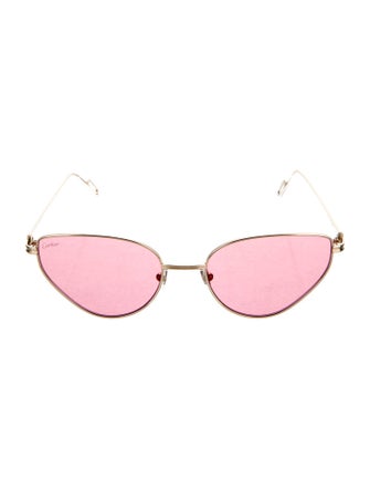 Cartier Cat-Eye Tinted Sunglasses