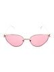 Cartier Cat-Eye Tinted Sunglasses