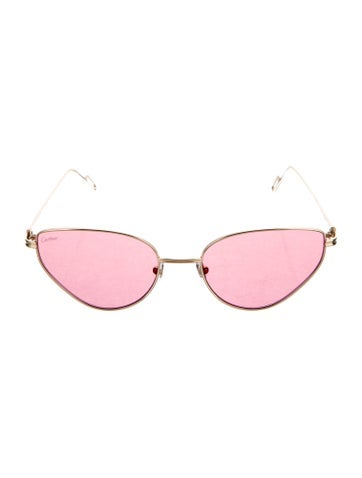 Cartier Sunglasses Cat-Eye Tinted