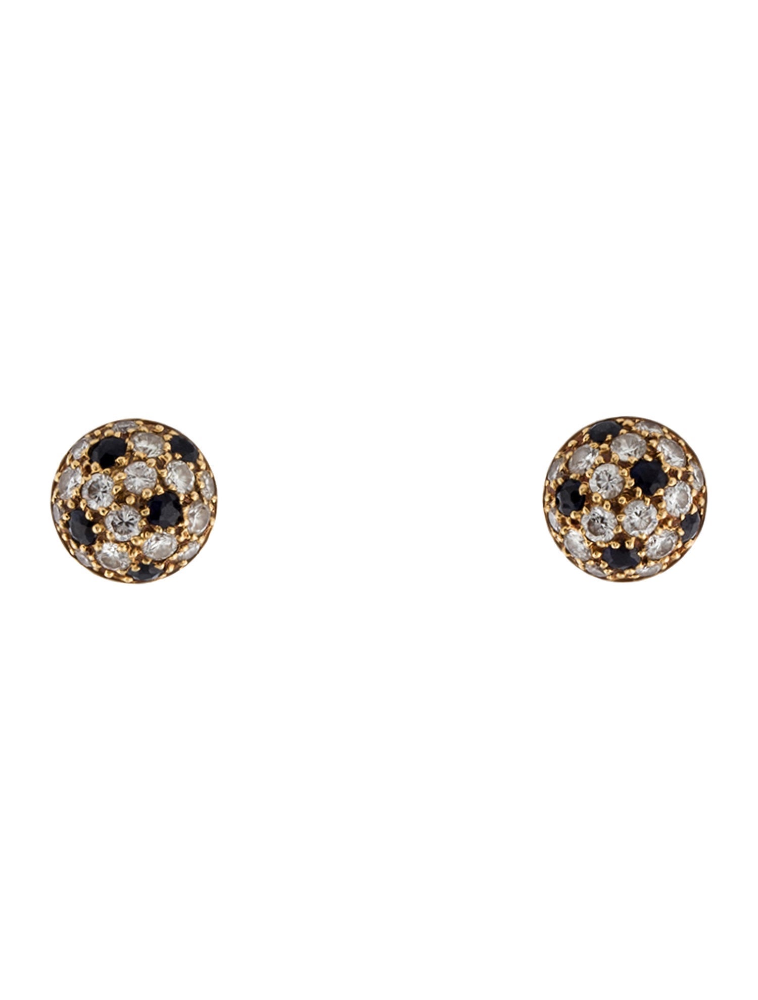 Cartier Vintage Mimi Spotted Stud Earrings