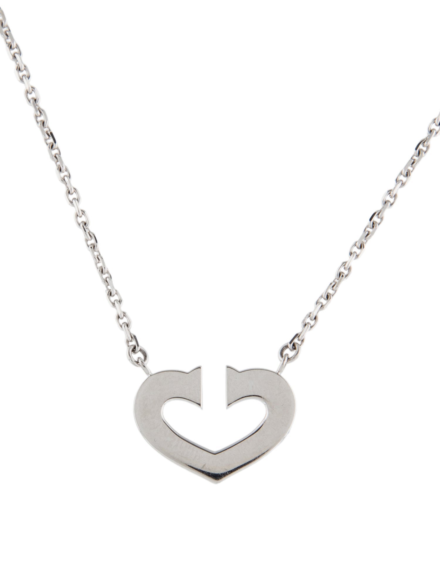Cartier C de Cartier Heart Necklace