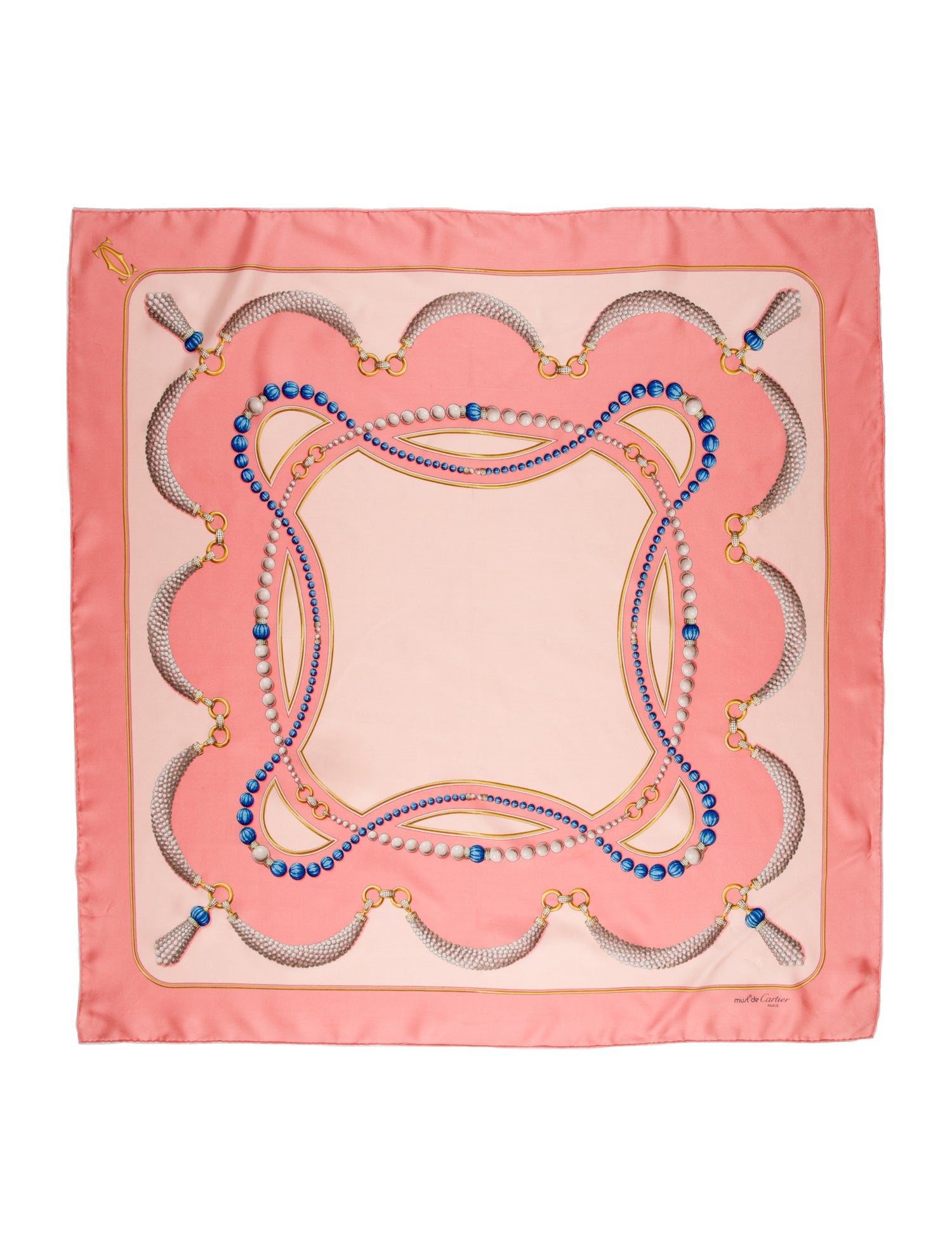 Cartier Silk Vintage Scarf