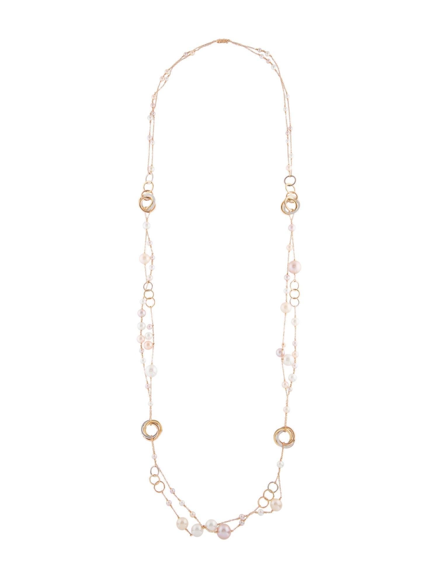 Cartier Pearl Trinity Long Necklace