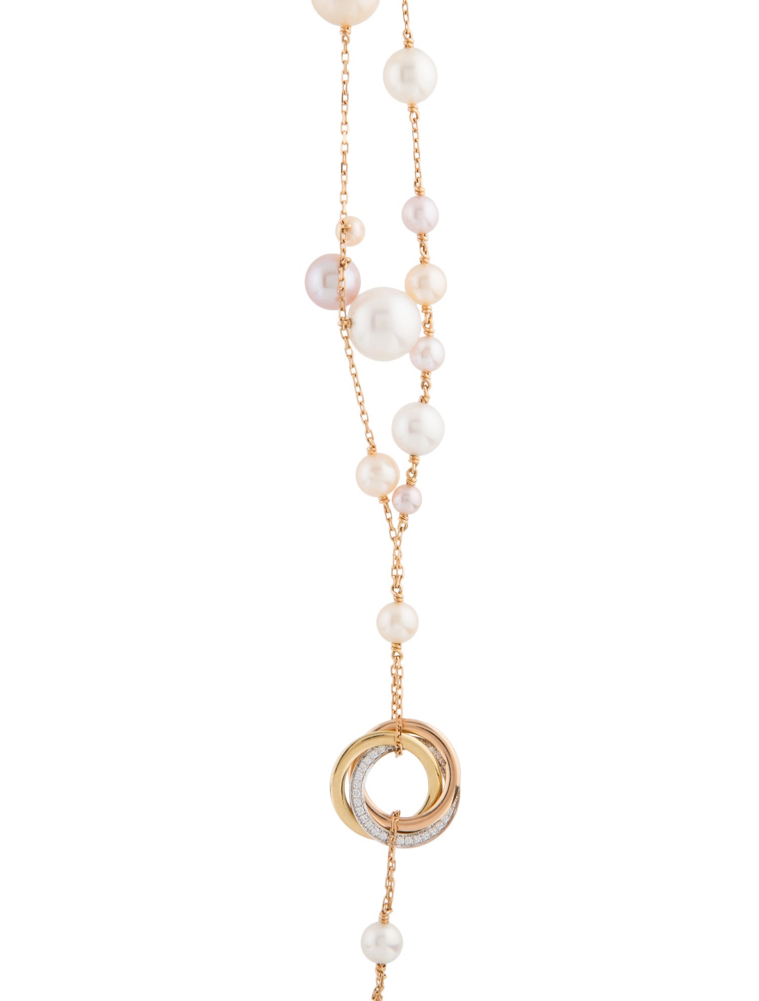 Cartier Pearl Trinity Long Necklace