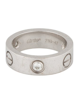 Cartier LOVE Ring, Classic Model, 3 Diamonds