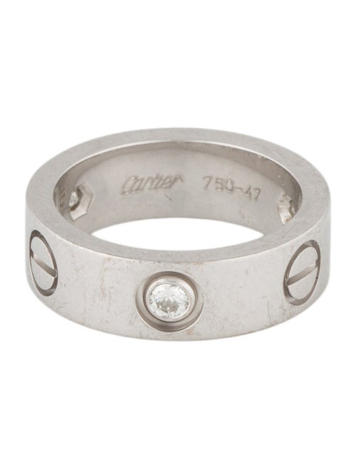 Cartier LOVE Ring, Classic Model, 3 Diamonds
