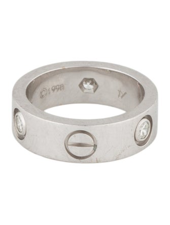 Cartier LOVE Ring, Classic Model, 3 Diamonds