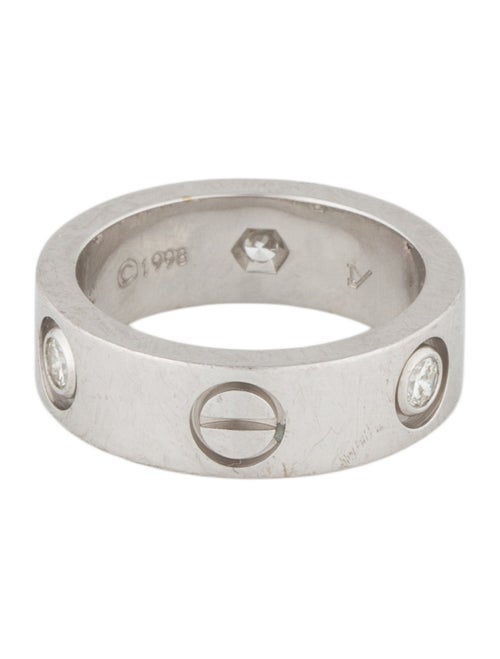 Cartier LOVE Ring, Classic Model, 3 Diamonds