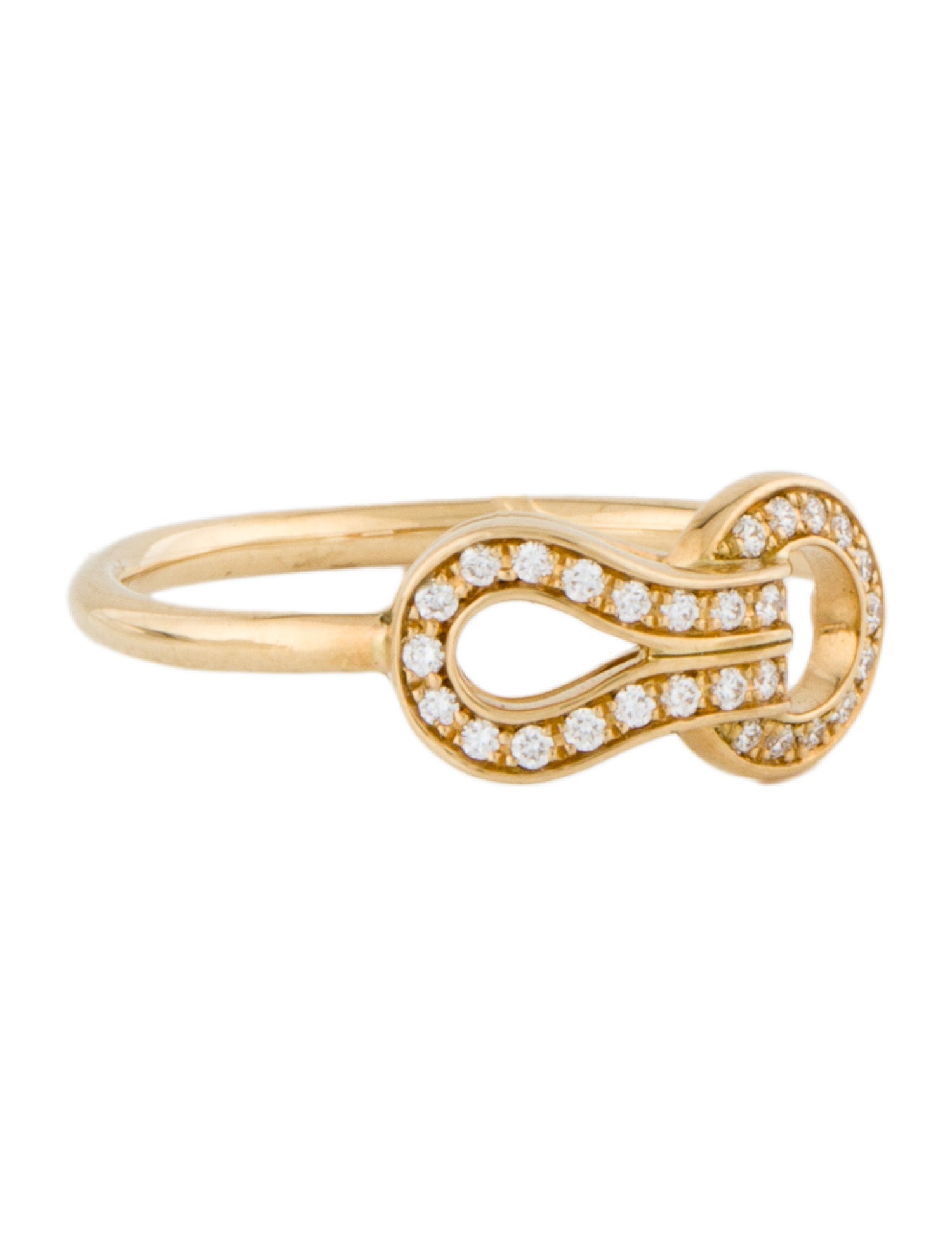 Cartier Diamond Agrafe Ring, Small Model