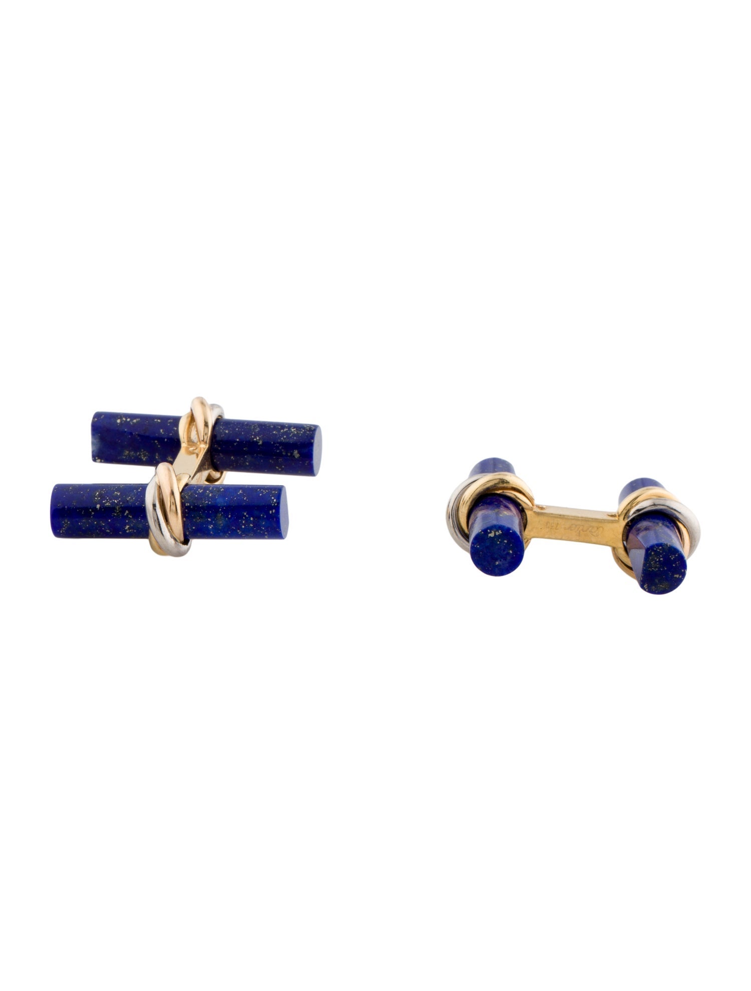 Cartier Vintage Interchangeable Trinity Bar Cufflinks