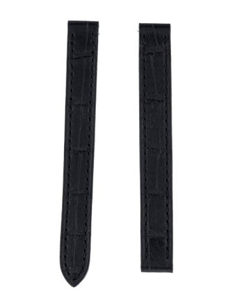 Cartier 10mm x 10mm Alligator Deployant Watch Strap