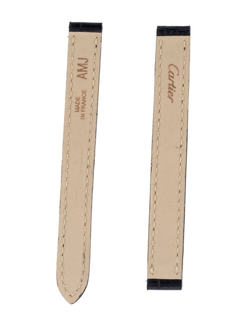 Cartier 10mm x 10mm Alligator Deployant Watch Strap
