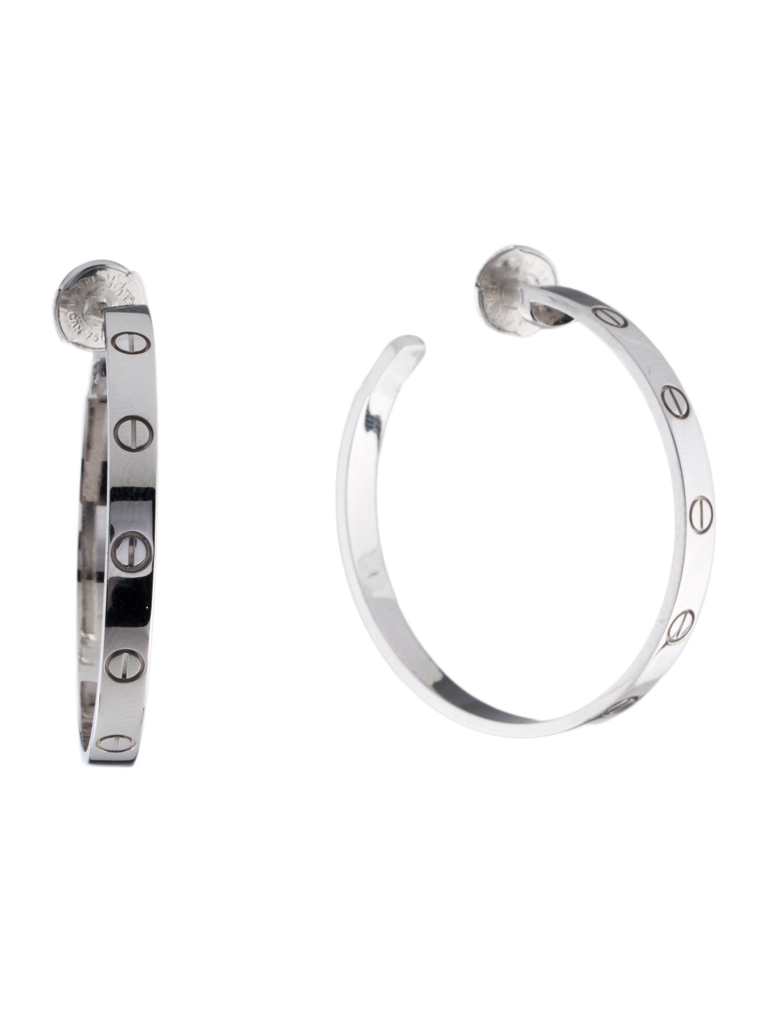 Cartier Large LOVE Hoop Earrings