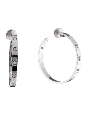 Cartier Large LOVE Hoop Earrings