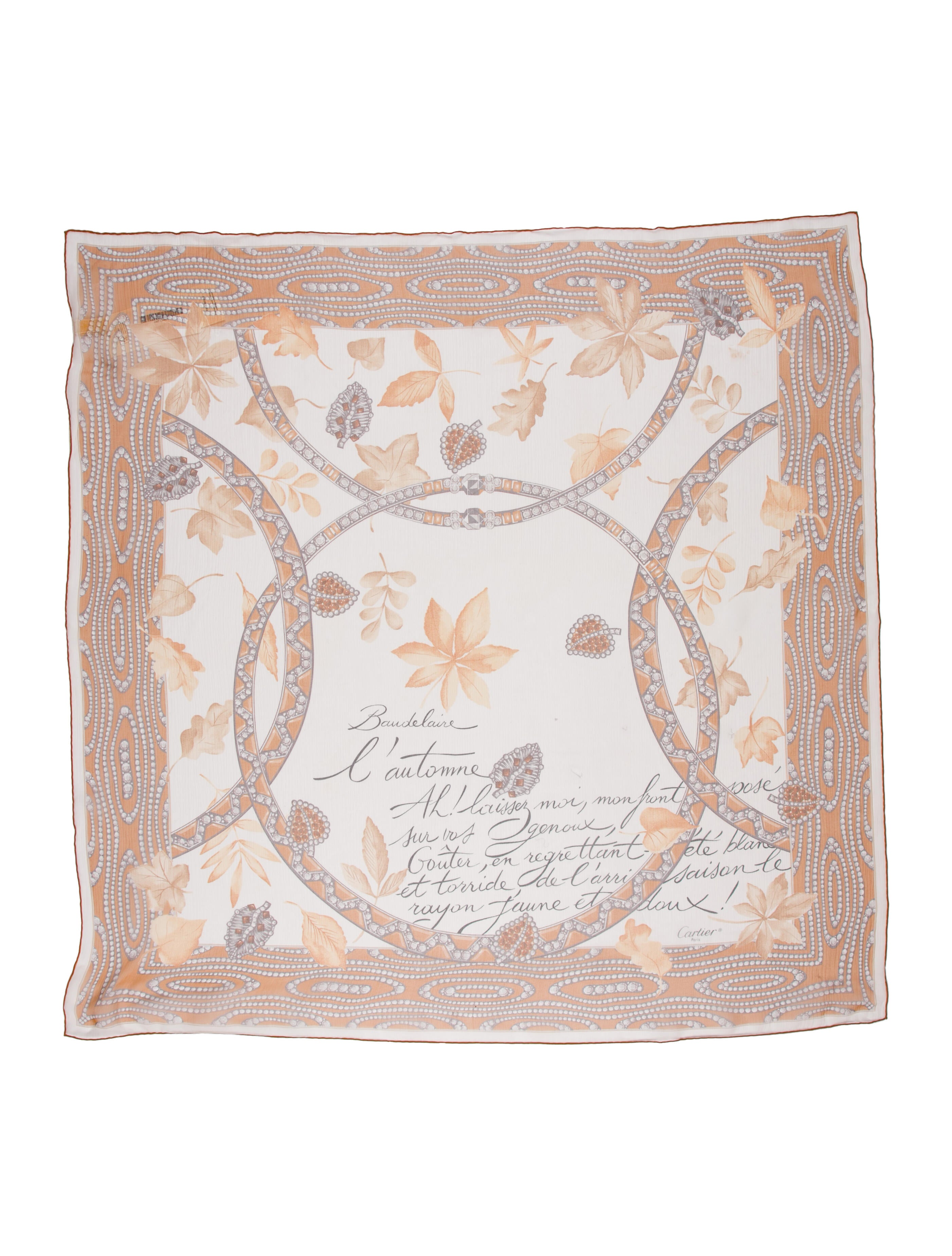 Cartier Silk Printed Scarf