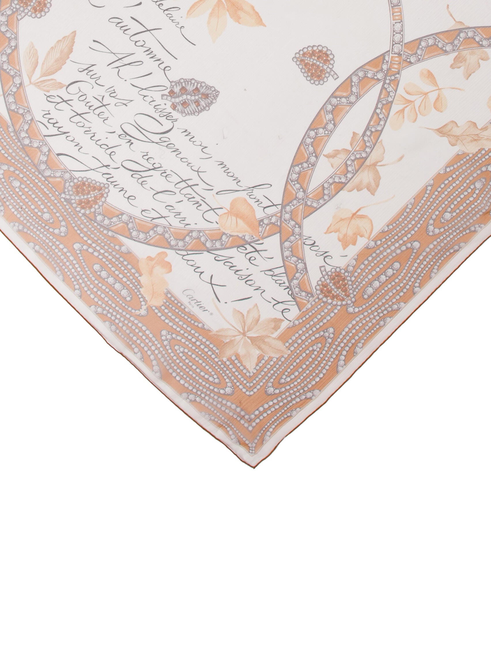 Cartier Silk Printed Scarf