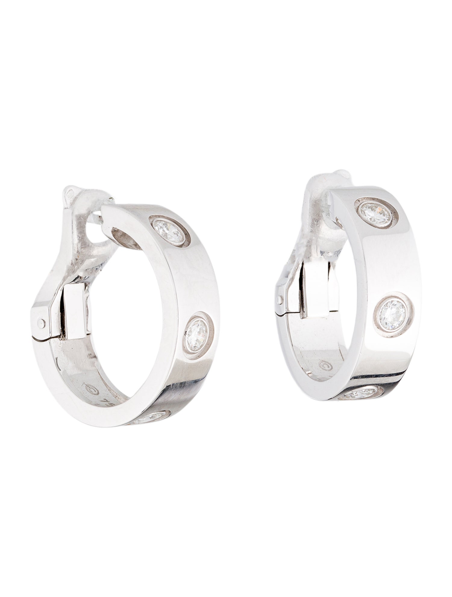 Cartier 6 Diamonds LOVE Earrings