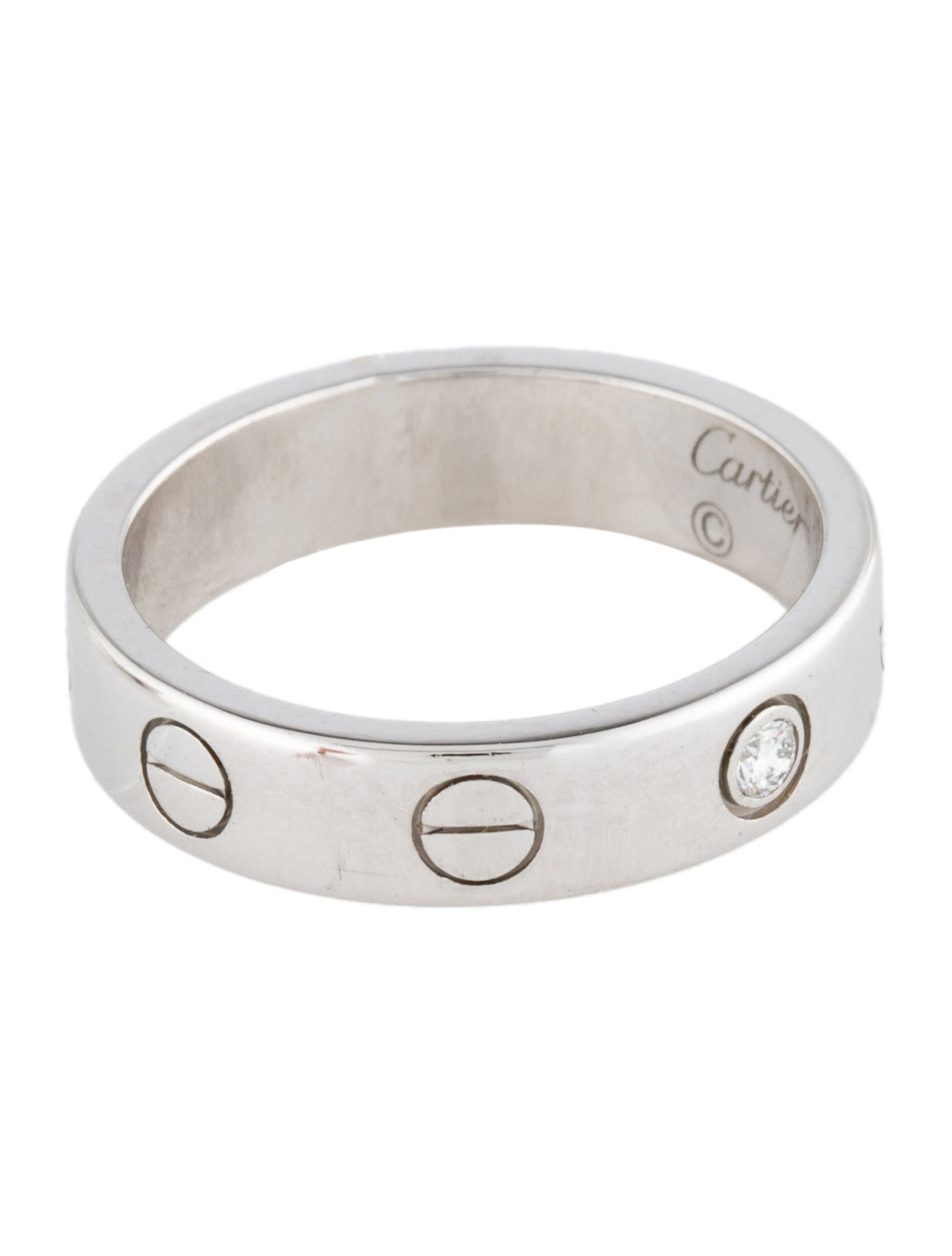 Cartier 1 Diamond LOVE Ring, Small Model