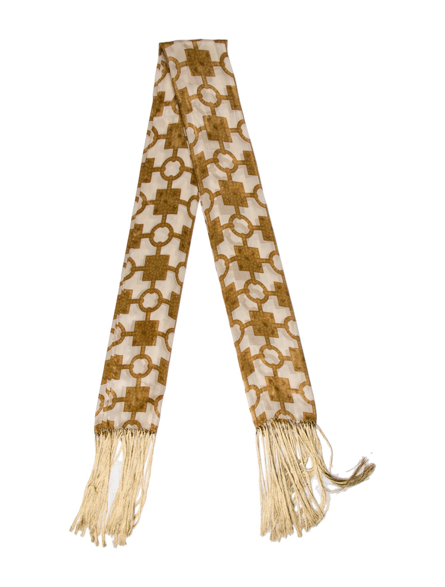 Cartier Silk Floral Print Scarf