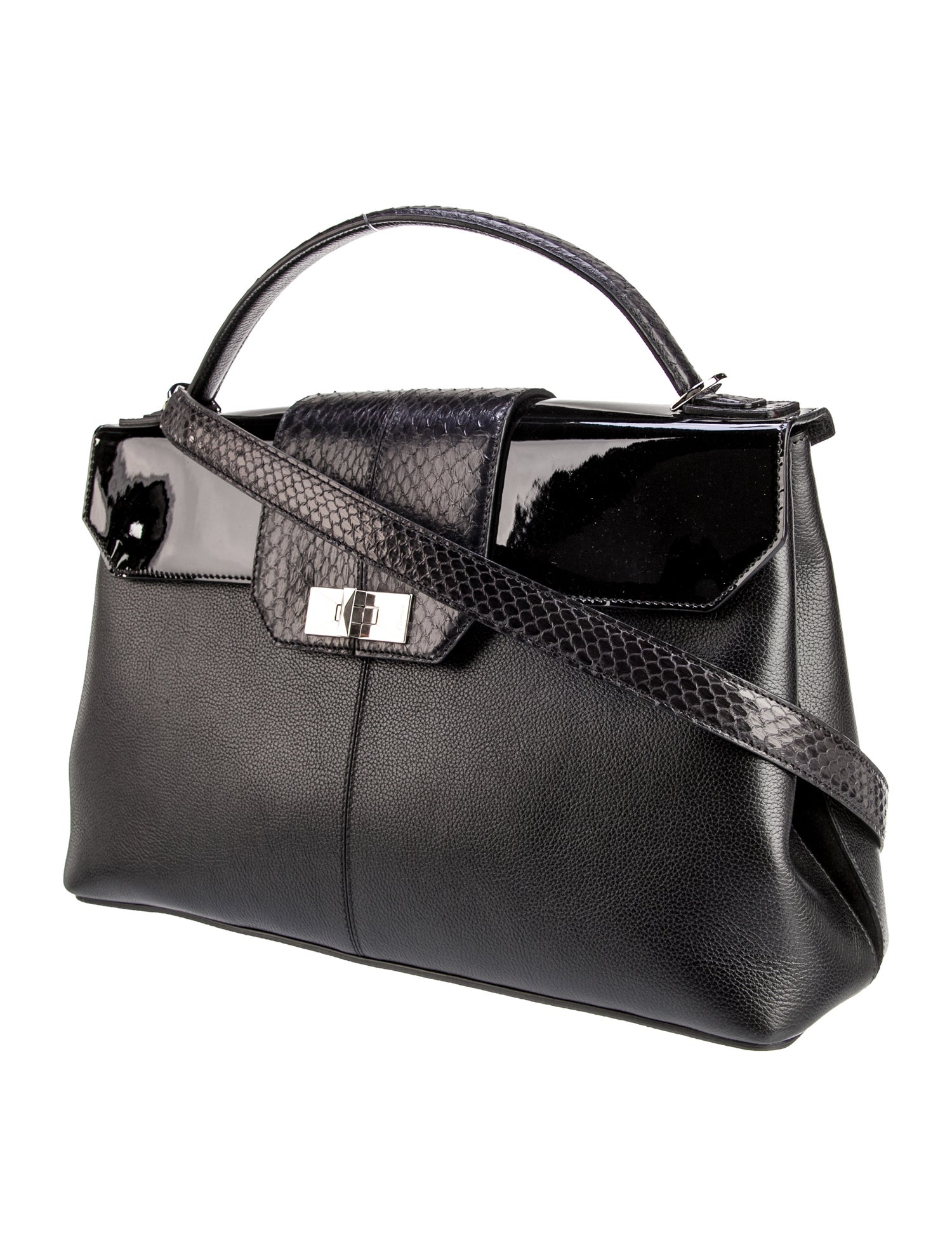 Cartier Leather Top Handle Bag