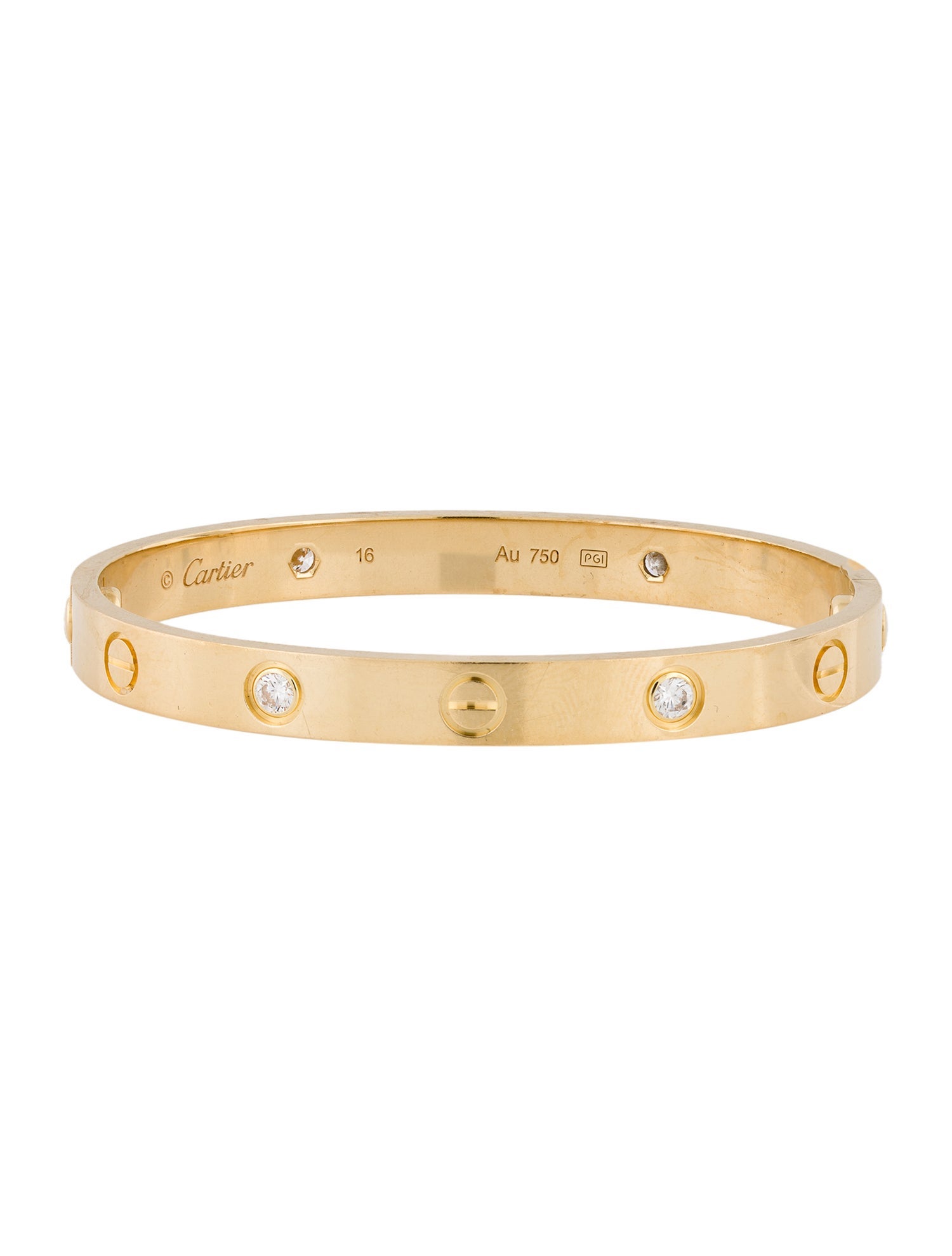 Cartier 4 Diamond LOVE Bracelet