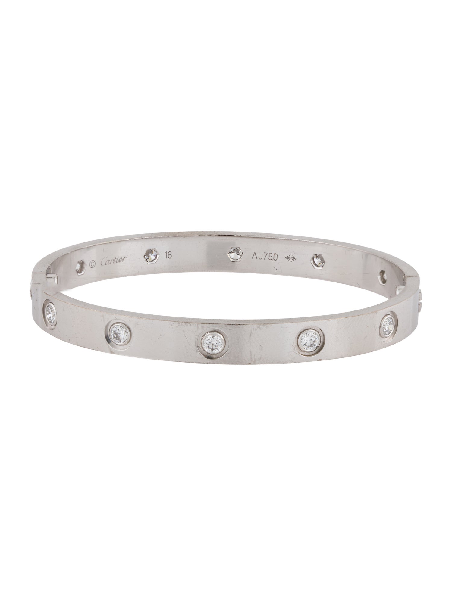 Cartier 10 Diamond LOVE Bracelet