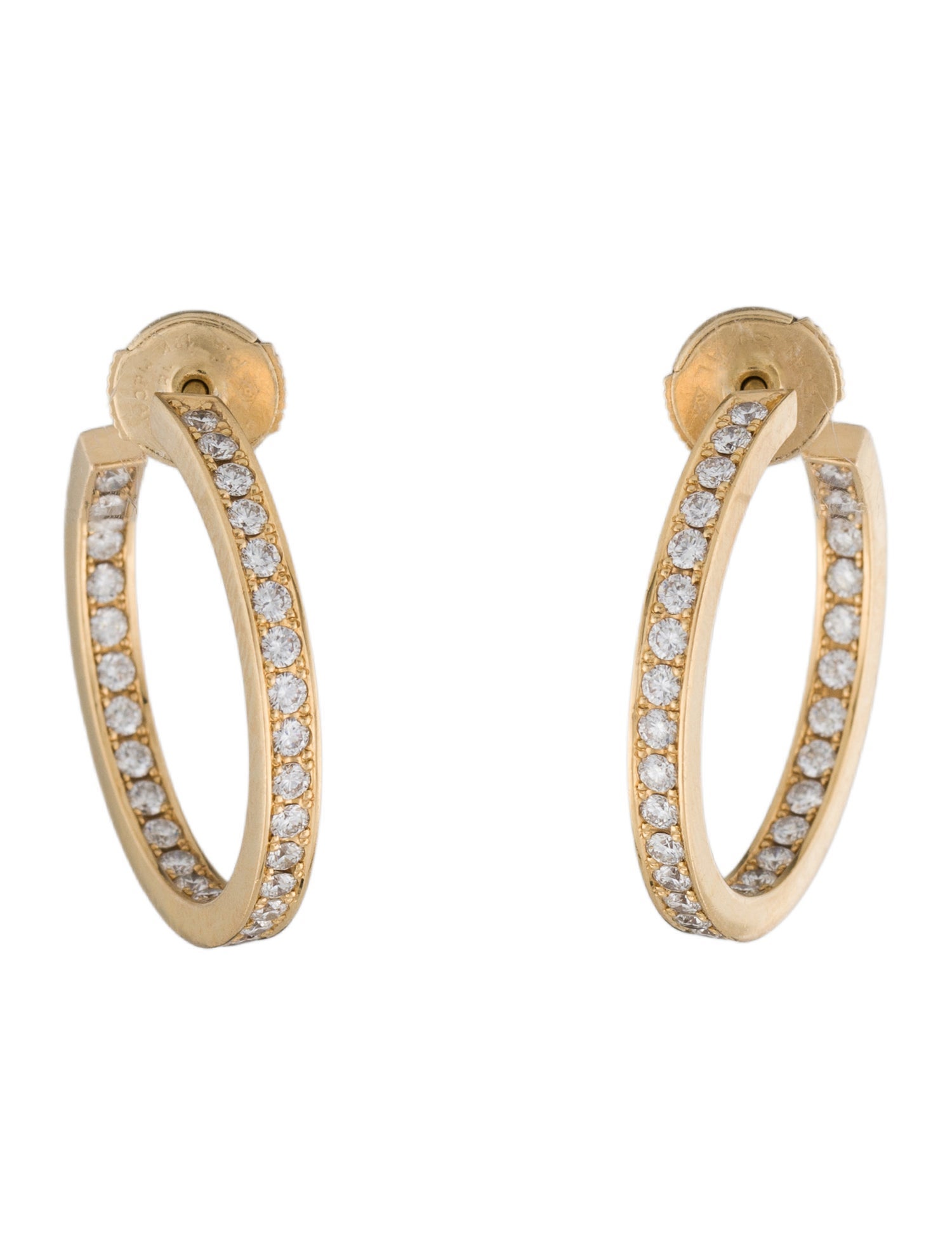 Cartier Diamond Inside-Out Hoops
