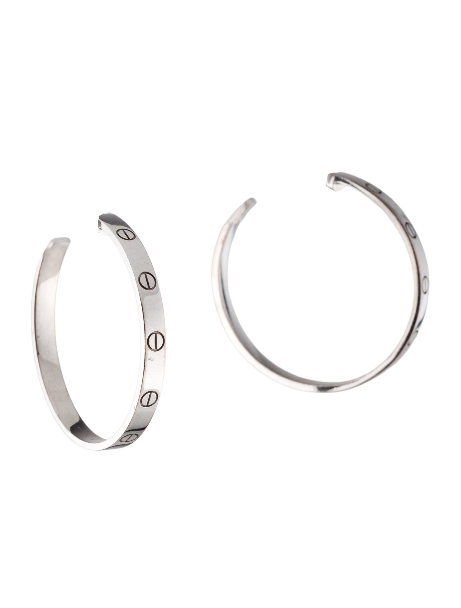 Cartier LOVE Hoop Earrings, Large Model