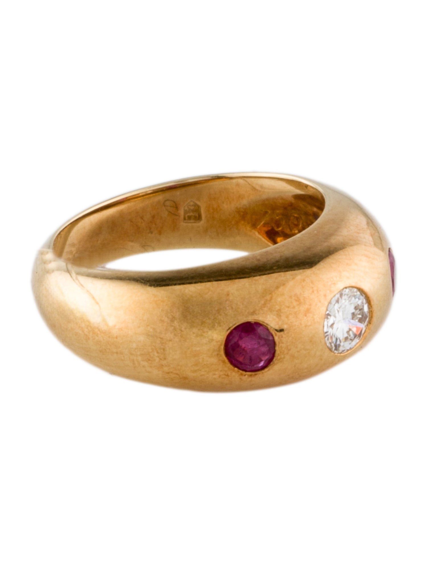 Cartier Vintage Ruby & Diamond Daphne Ring