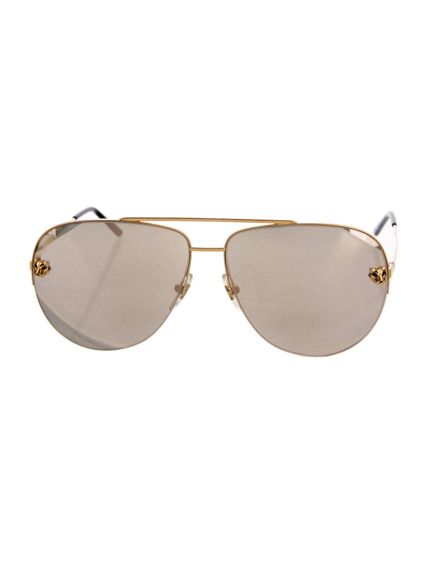 Cartier Panthere De Cartier Aviator Sunglasses