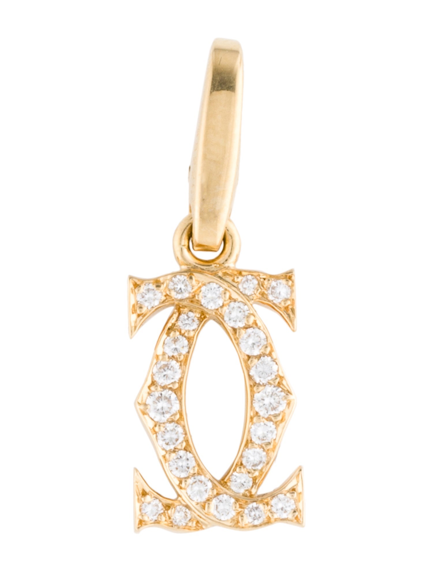 Cartier Vintage Double C de Cartier Decor Charm